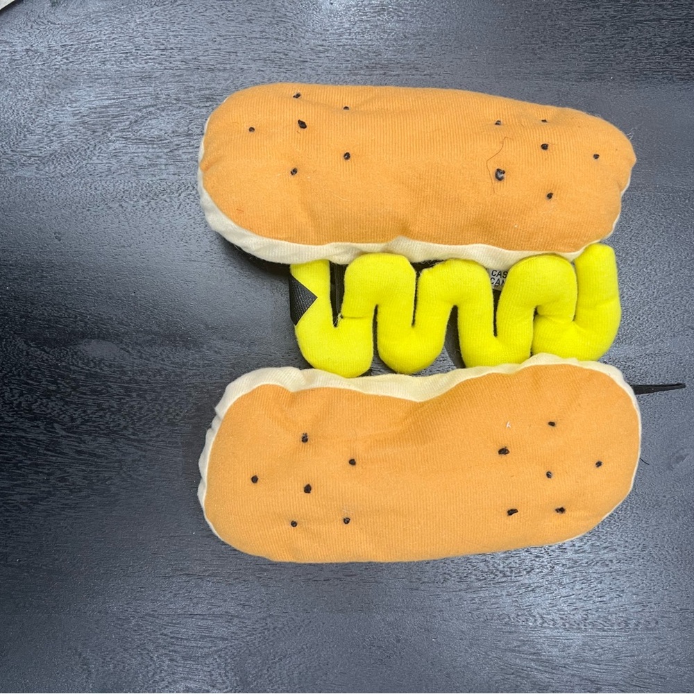 🐶🌭Hotdog🌭🐶with Mustard Dog Costume Size Small